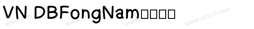 VN DBFongNam字体转换